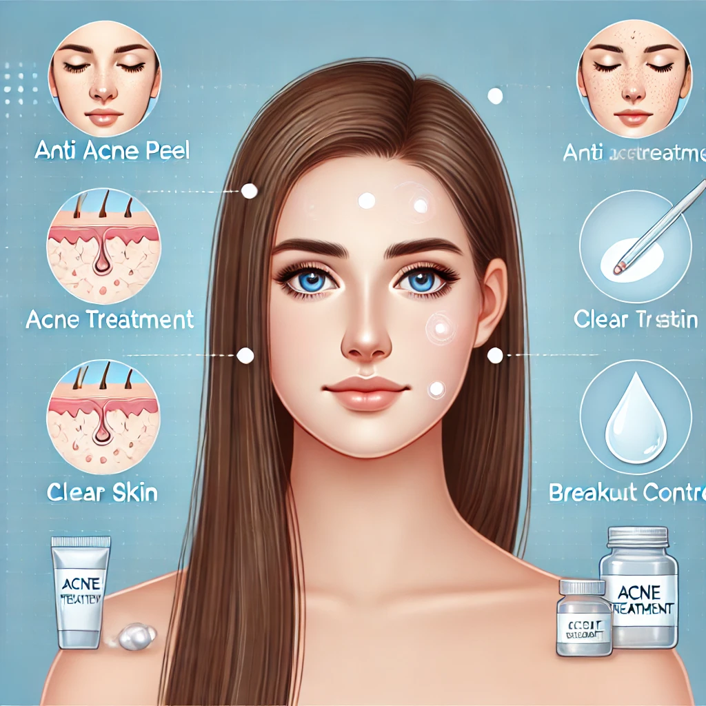 anti acne peel, acne treatment, clear skin, breakout control