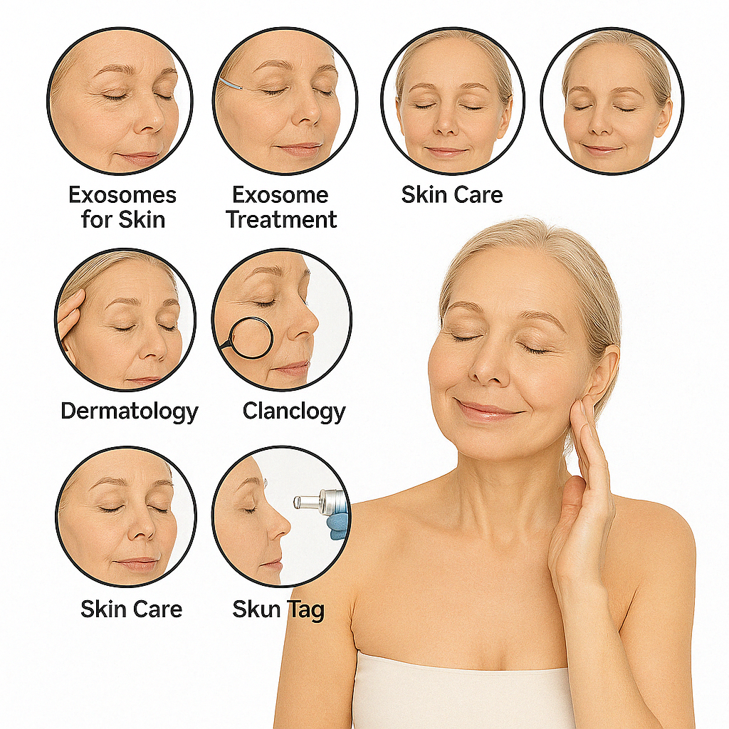 exosomes for skin, exosomes for skin treatment, skin care, dermatology, skin rejuvenation