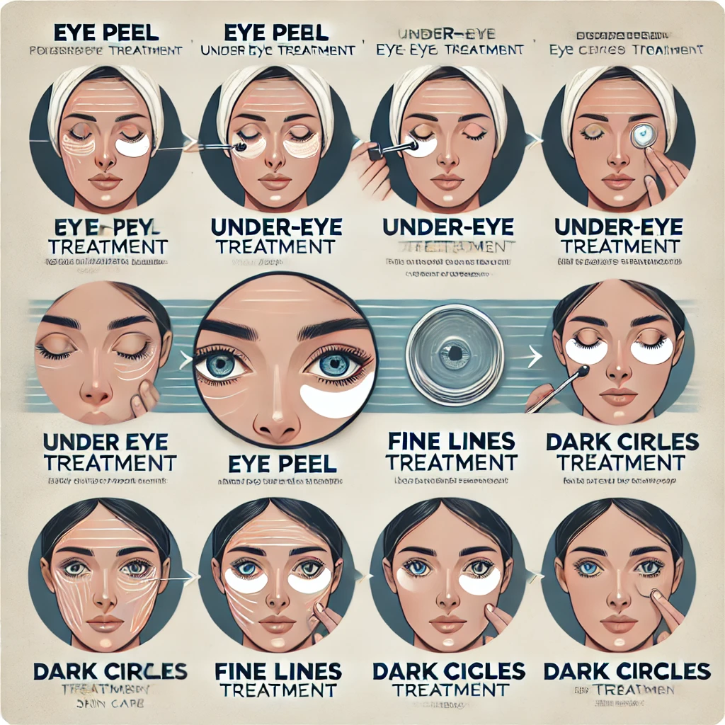 eye peel, under eye treatment, fine lines, dark circles
