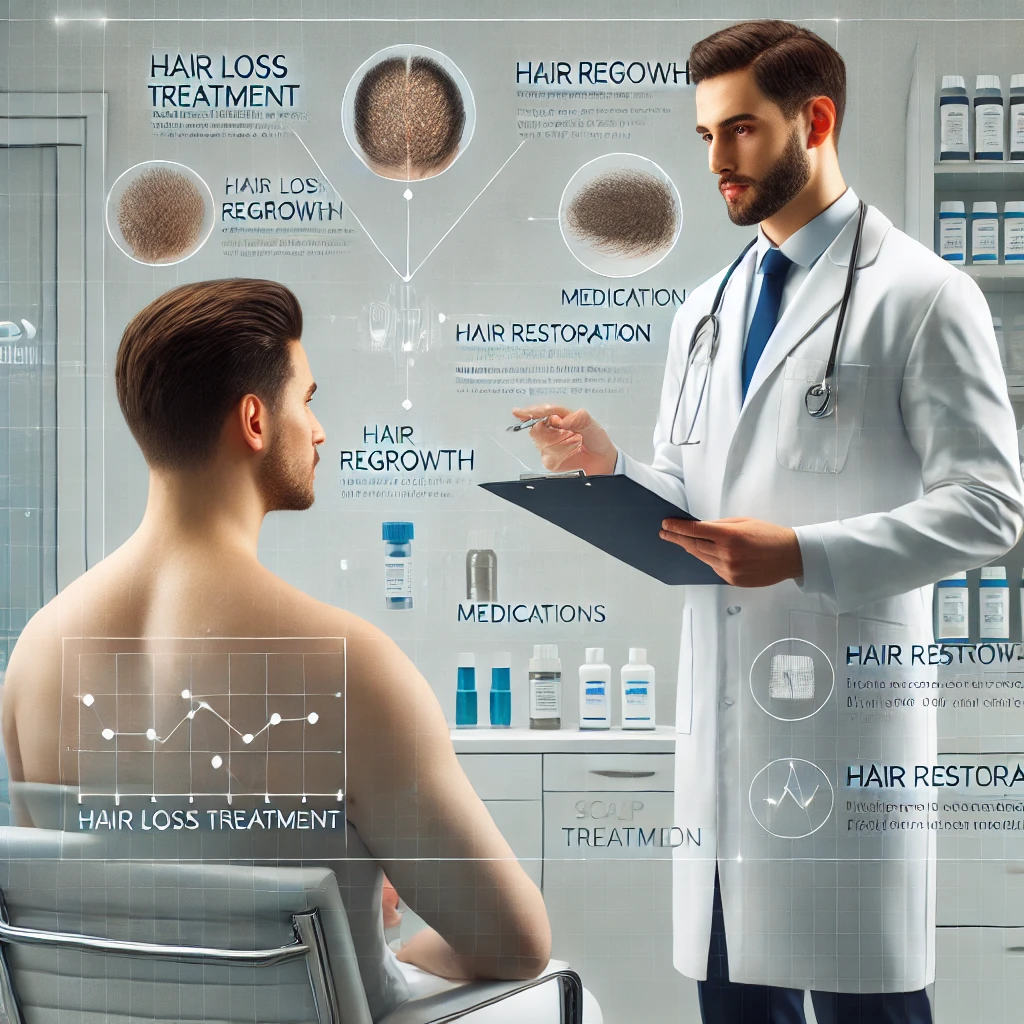 Medical Management for Hair Loss for men