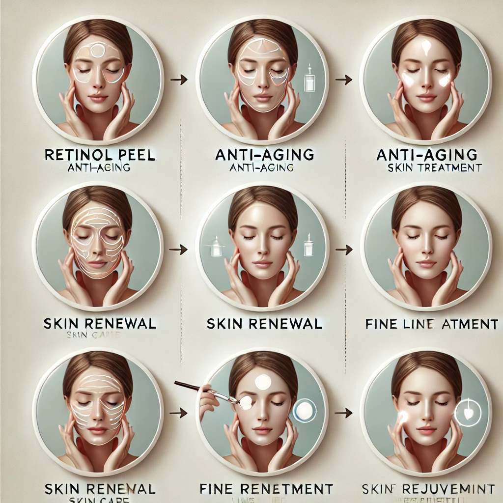 retinol peel, anti-aging, skin renewal, fine lines treatment