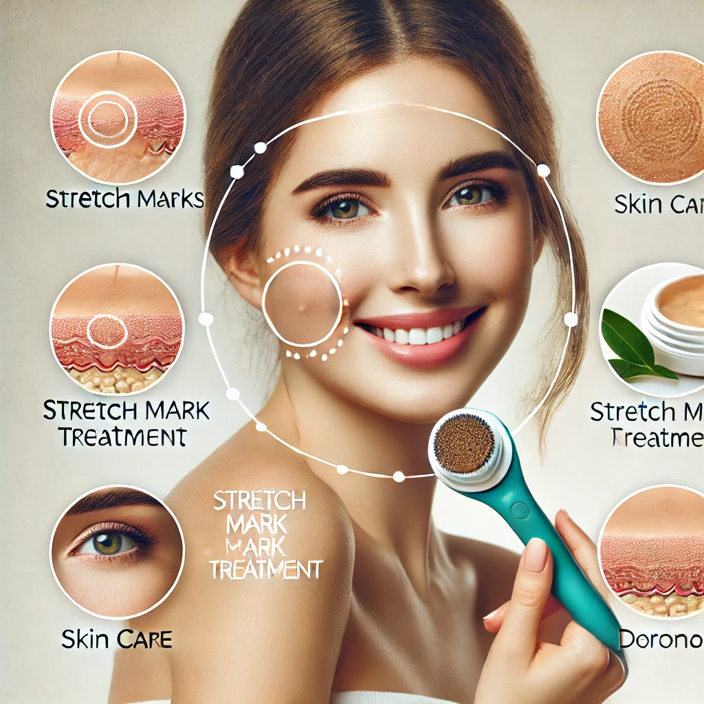 stretch mark, stretch mark treatment, skin care, dermatology, skin rejuvenation