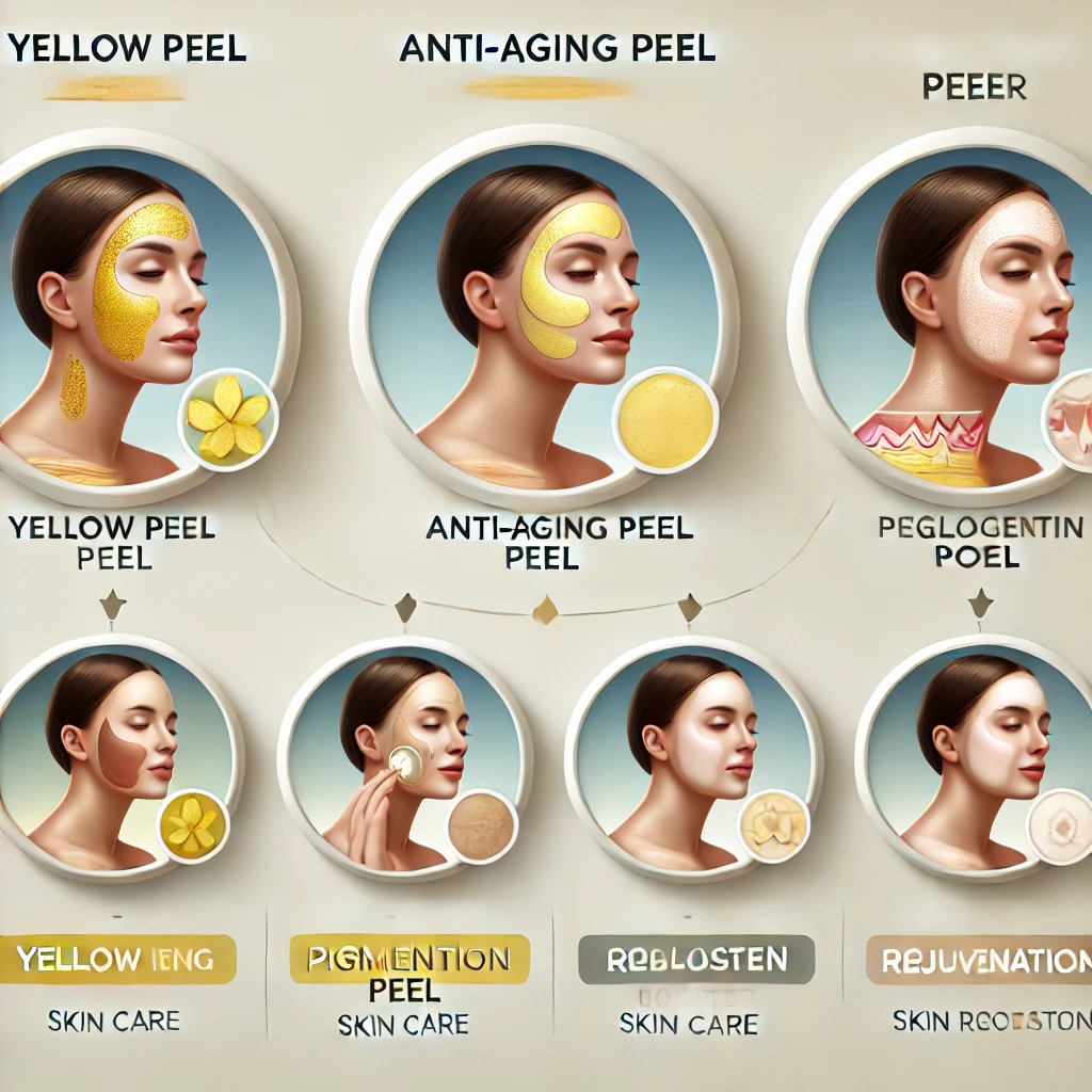 yellow peel, anti-aging peel, pigmentation peel, collagen booster